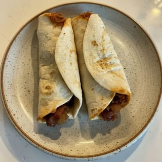 Bean Bacon Taco